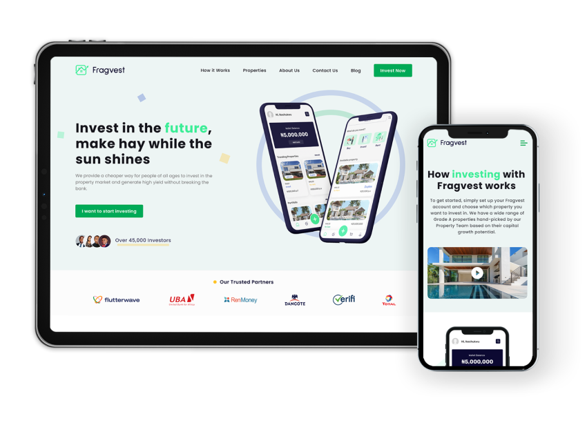 Website Blog Mockup
