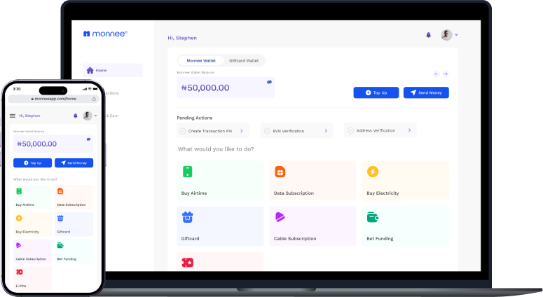 Responsive Web App Mockup